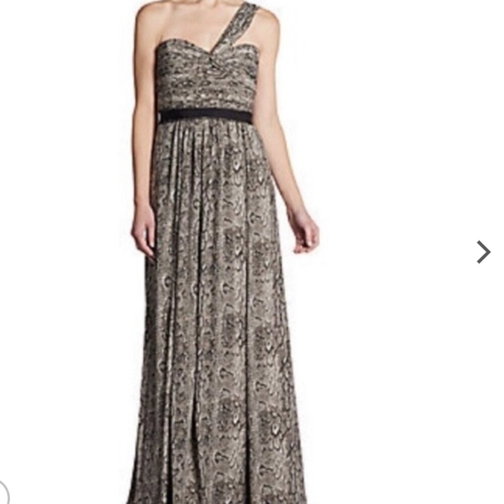 BCBG MAXAZRIA JAMILLE Print Long Dress, size 8